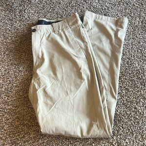 Tan under armour golf pants 34x32